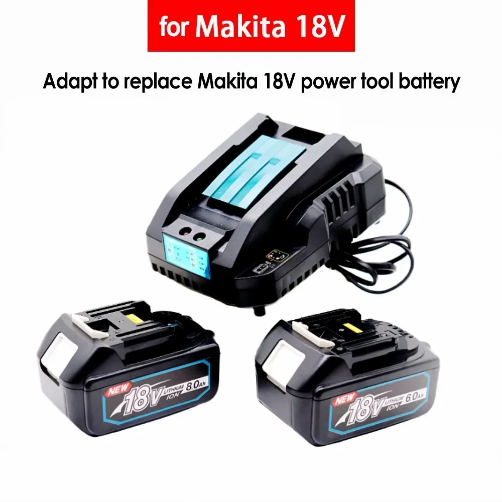 

2024 Upgraded 18V 6000mAh FOR Makita Rechargeable Power Tools Battery BL1860 BL1850 BL1840 BL1830 Replacement Lithium Battery