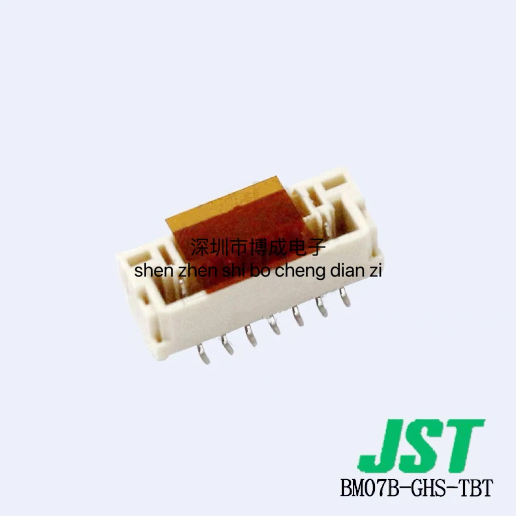 10parts   JST connector    BM07B-GHS-TBT, 1x7P, spacing: 1.25mm, Vertical sticker series: GH 100%, new and original