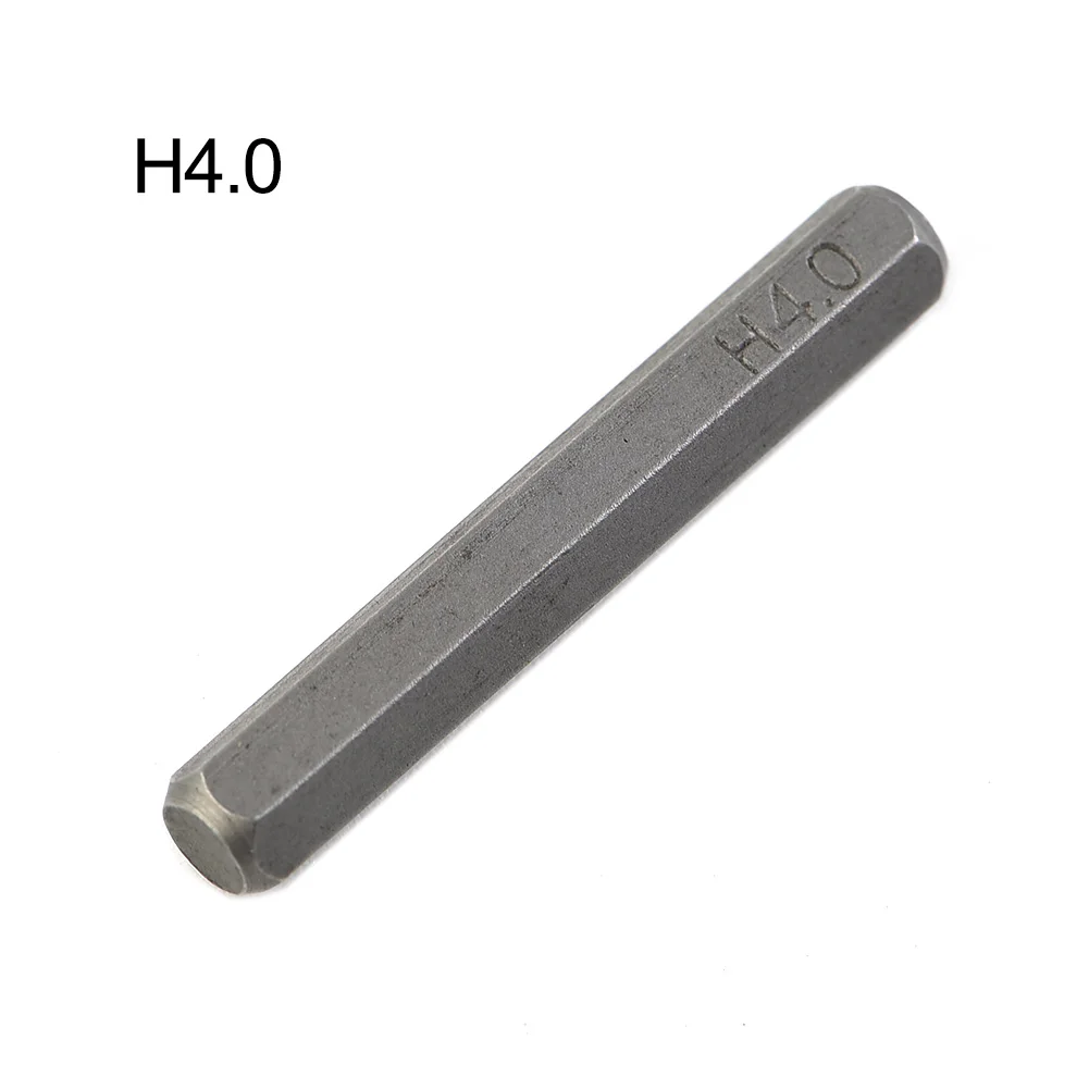 Mini Hex Magnetic Screwdriver Bits H4×28mm H0.7 H0.9 H1.5 H2.0 H3.0 H4.0 Screwdriver Bits 4mm 5/32 Inch Bit Drill Hand Tools