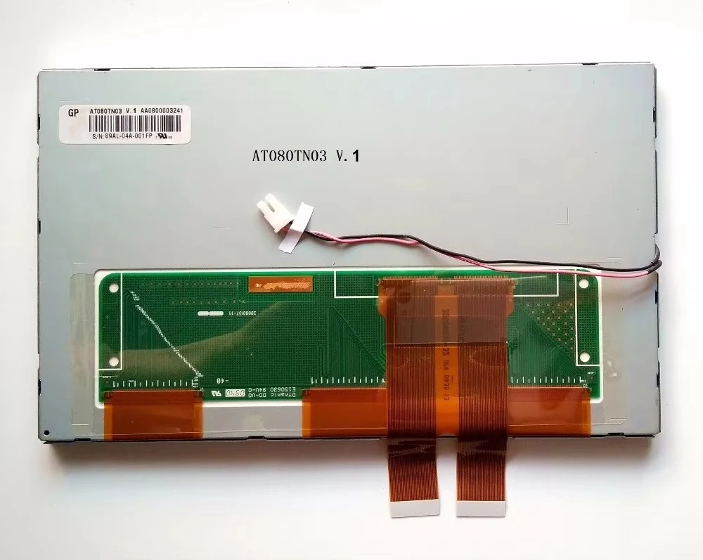 AT080TN03 V.1 V.2 V.3 V.7 V.A V.8 Origianl 8 inch 30-pin dual row car navigation LCD screen