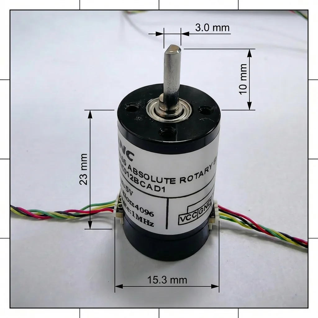 The new model for 2026 is EN15S03S116BSAD2 Magnetic 1503 Single Turn TMR Absolute Encoder 16-bit SPI High Precision
