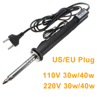 Minco Heat 110V 220V 30W 40W EU US Plug 2in1 Electric Soldering Iron PCB Solder Sucker Desoldering Vacuum Pump Welding Tool
