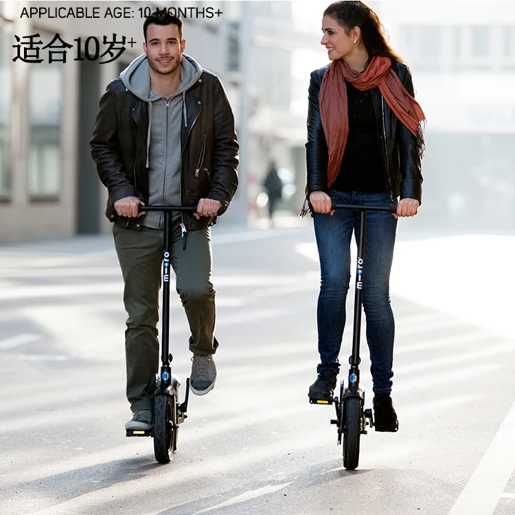 Micro Pedalflow Bike for Men, Stepping Forward, Folding, Standing, Fitness, Pedals, Cycling, Fat Bike