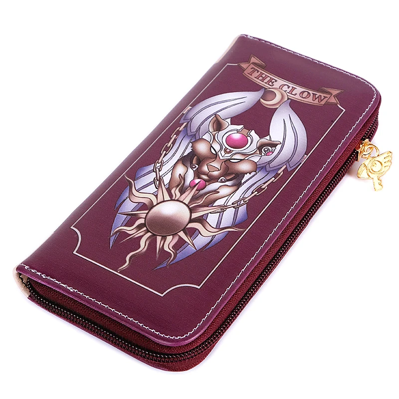 Anime Card Captor Sakura Kurze Frauen Geldbörsen Cartoon Sakura männer Geldbörse Zipper Geld Taschen – Detail 5
