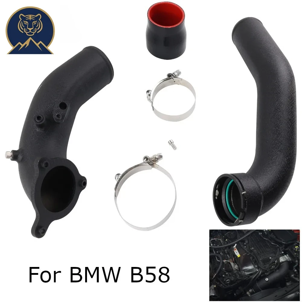Aluminium 3 Inch Turbo Charge Pipe For BMW B58 340i 540i/ix 740i/ix F30 G30 G31 G11 3.0 2016-2019 Intake Charging Tube