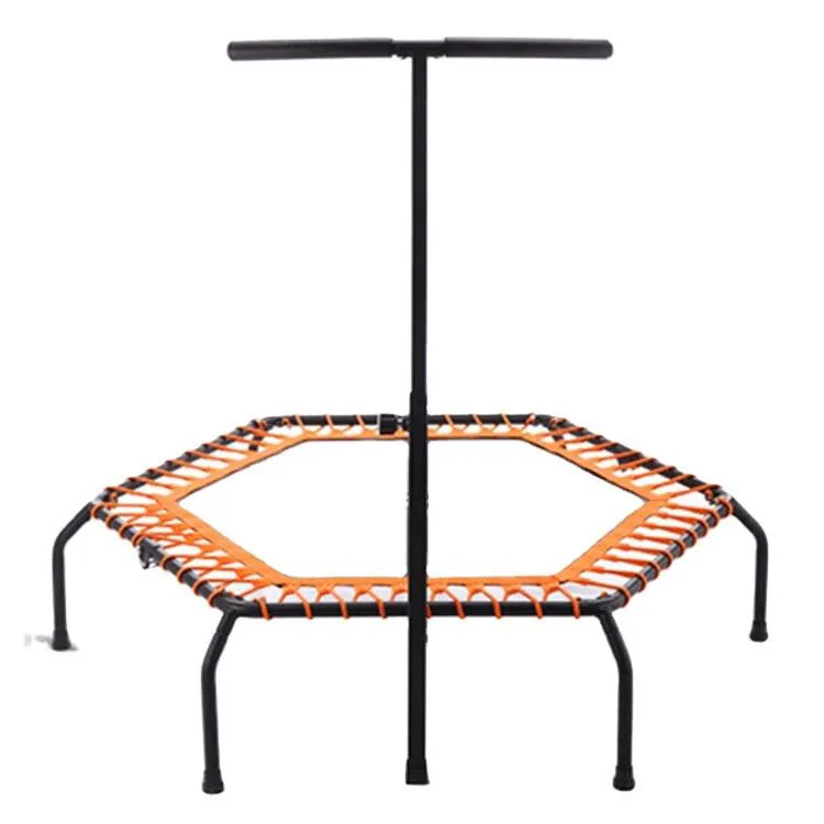 

Kids Adult 42-50" Mini Silent Trampoline With Handle Jumping Bouncing Bed Gym Indoor Fitness Cama Elastic Rope
