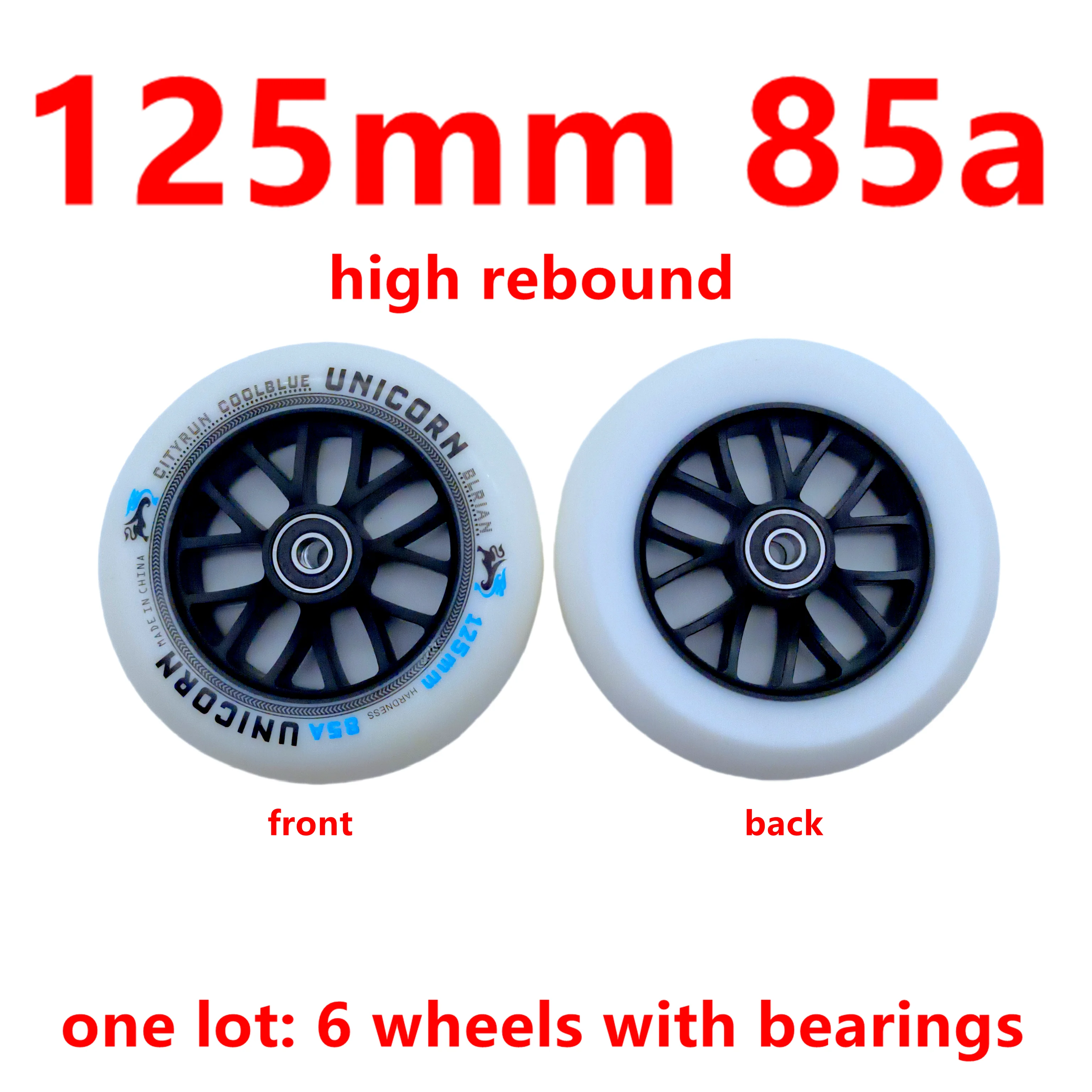 roue-a-grande-vitesse-de-rebond-125mm-85a-epaisseur-de-roue-24mm-6-roues-lot