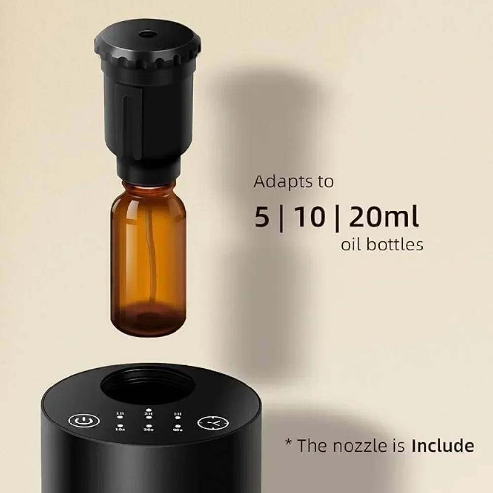 ناشر بدون ماء لبخاخات الزيوت العطرية يعمل بالبطارية ماكينة هواء رائحة من سبائك الألومنيوم ناشر الروائح للسيارة