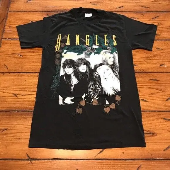 2 sided 1989 The Bangles Band T Shirt reprinted gift for rock fan TE4582