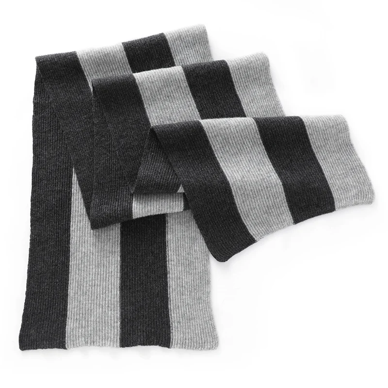 New Arrival Winter 100% Pure Cashmere Knit Women Scarf Patchwork Color Scarves Warm Fashion Capes Lady High Quality Scarves