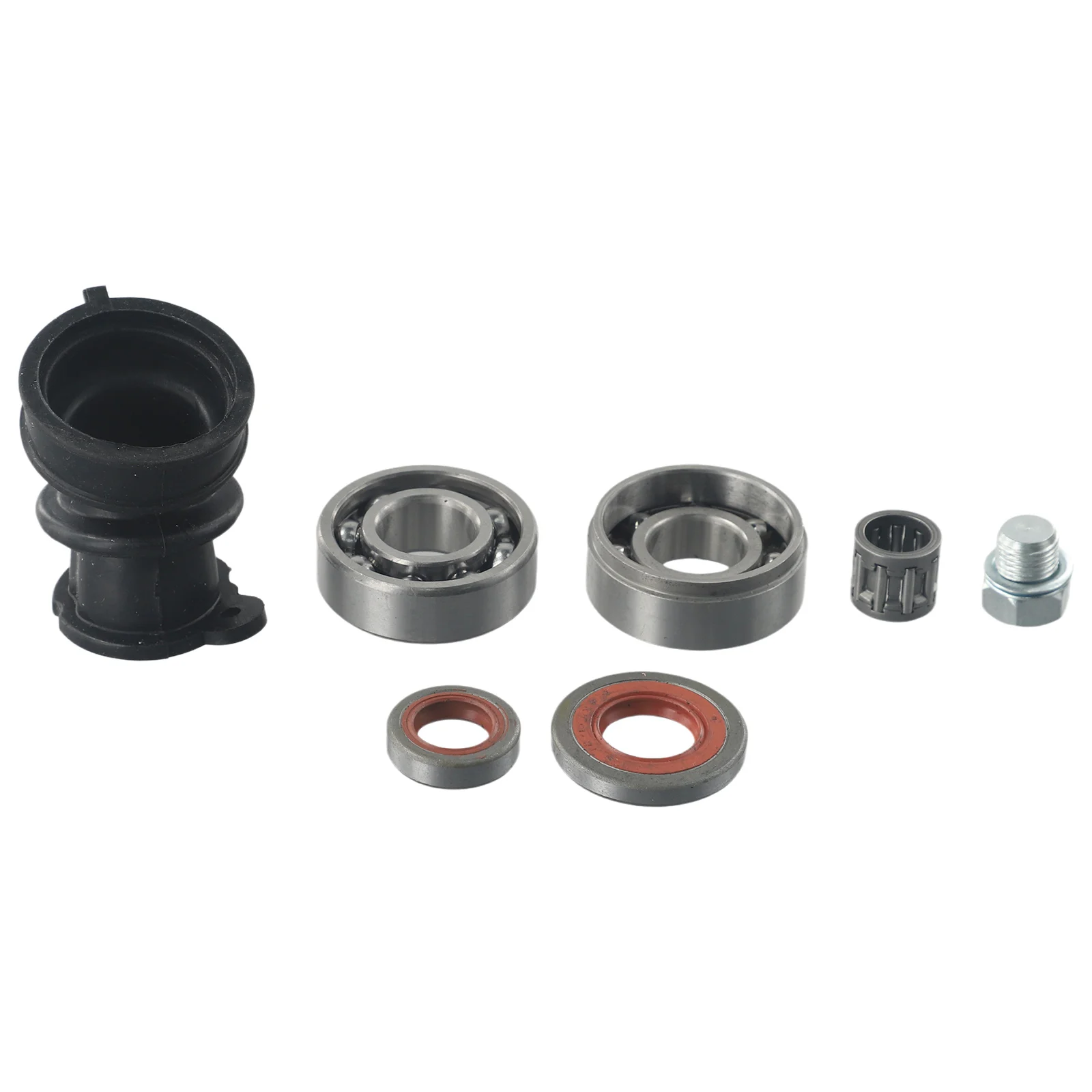 For 034 AV 036 MS360 48MM Bore Cylinder For Piston Kit For Nikasil Plated Chainsaw Engine Rebuild Parts Accessories