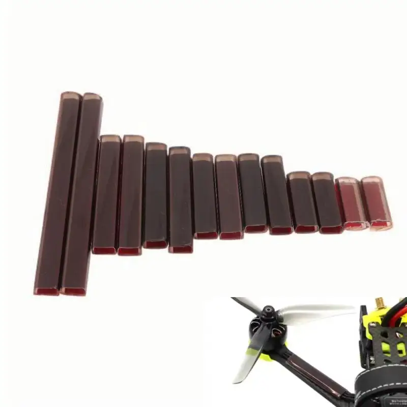 4 Uds 10MM de ancho 25-110MM cubierta de cable de Motor Rc tubo de protección protector de cable para Dron RC FPV
