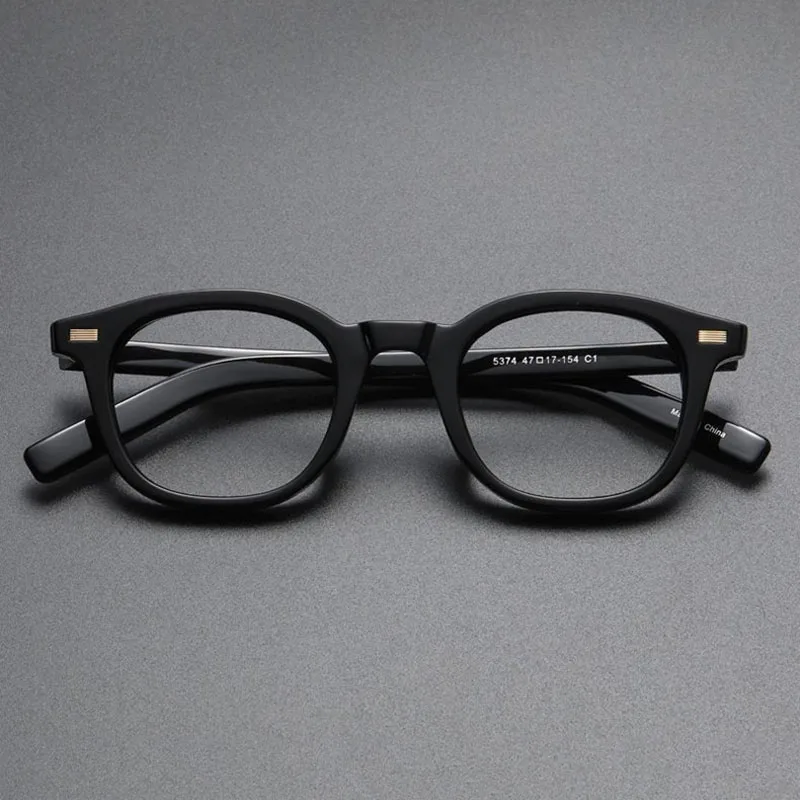 UVLAIK Fashion Anti Blue Light Optical Glasses Frame Unisex Brand Vintage Eyeglasses Men Women Myopia Prescription Eyewear