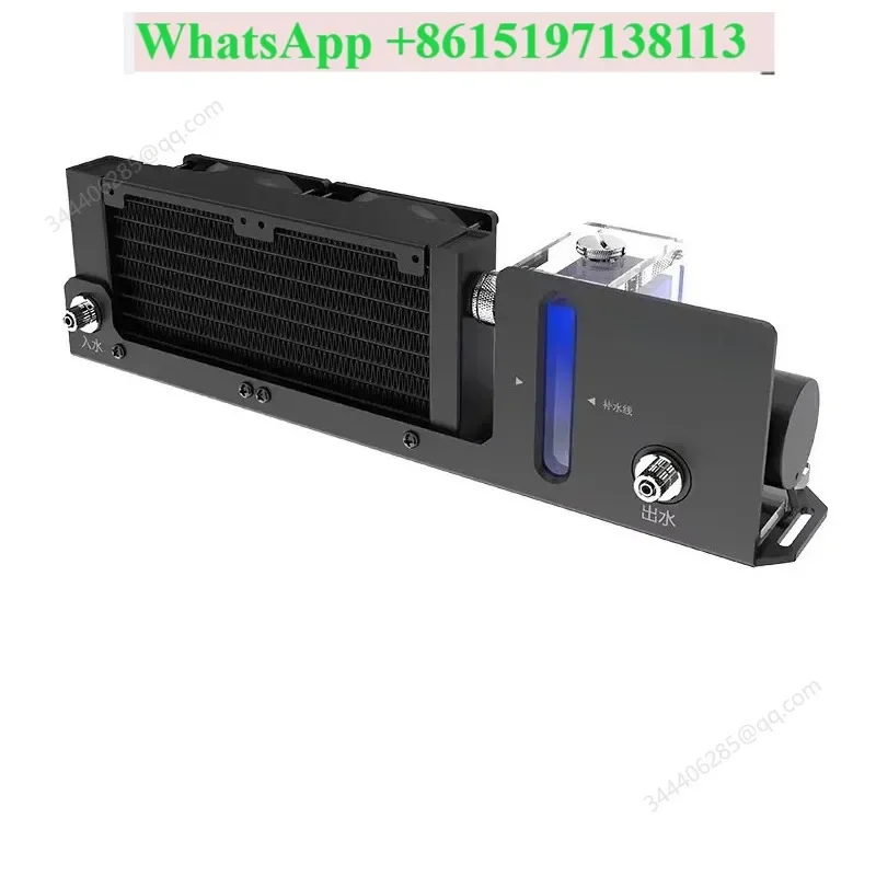 Mini Lightweight 3D Printed Mobile Phone Tablet Water Cooling Module SLMZ-Z-T Dual Fan