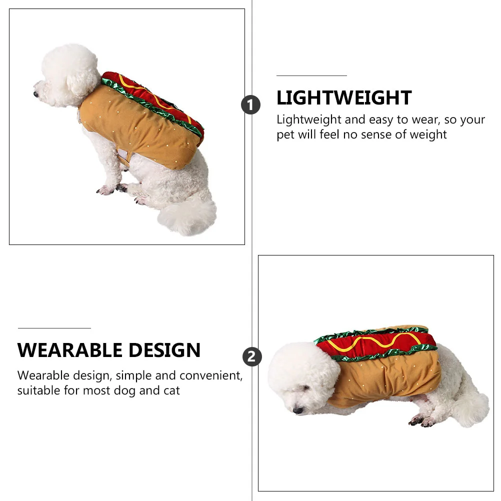 

Pet Puppy Hot Dog Outfits Transformation Costume Inflatable Halloween Christmas Cat Man Ghost Buster Supplies