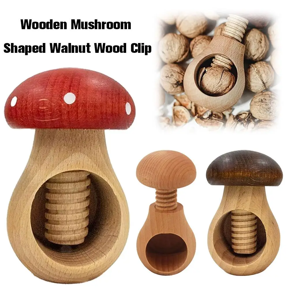 Nutcracker Mushroom Shaped Multifunctional Kitchen Tool Walnut Loosening Clip Nut Easy To Crack Adjustable Shell Opening Tool
