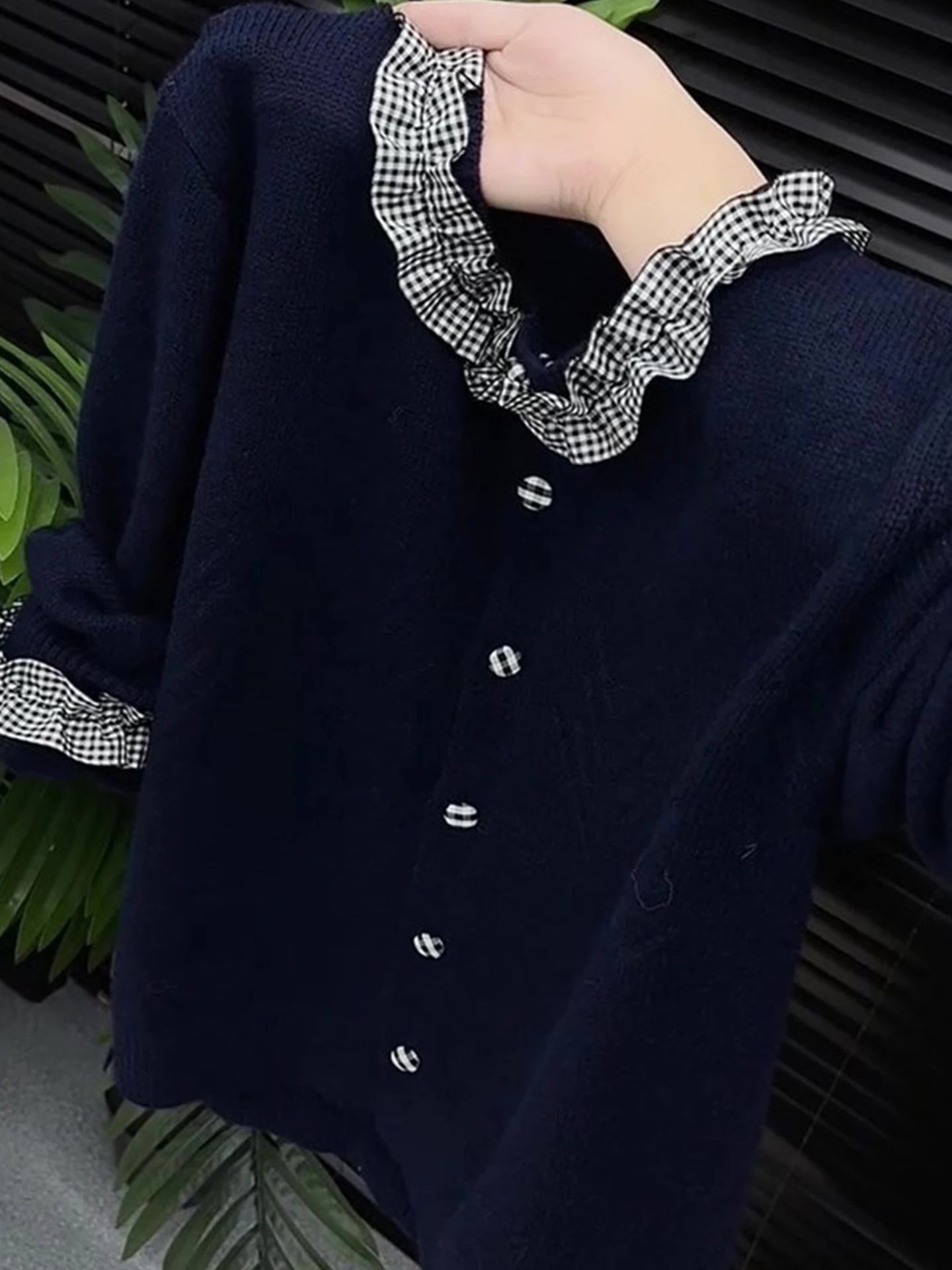 أنيقة الخريف محبوك سترة Camere طويلة Sve اللون Blo Wood ain زر واحد تصميم الشباب Sle تخفيف