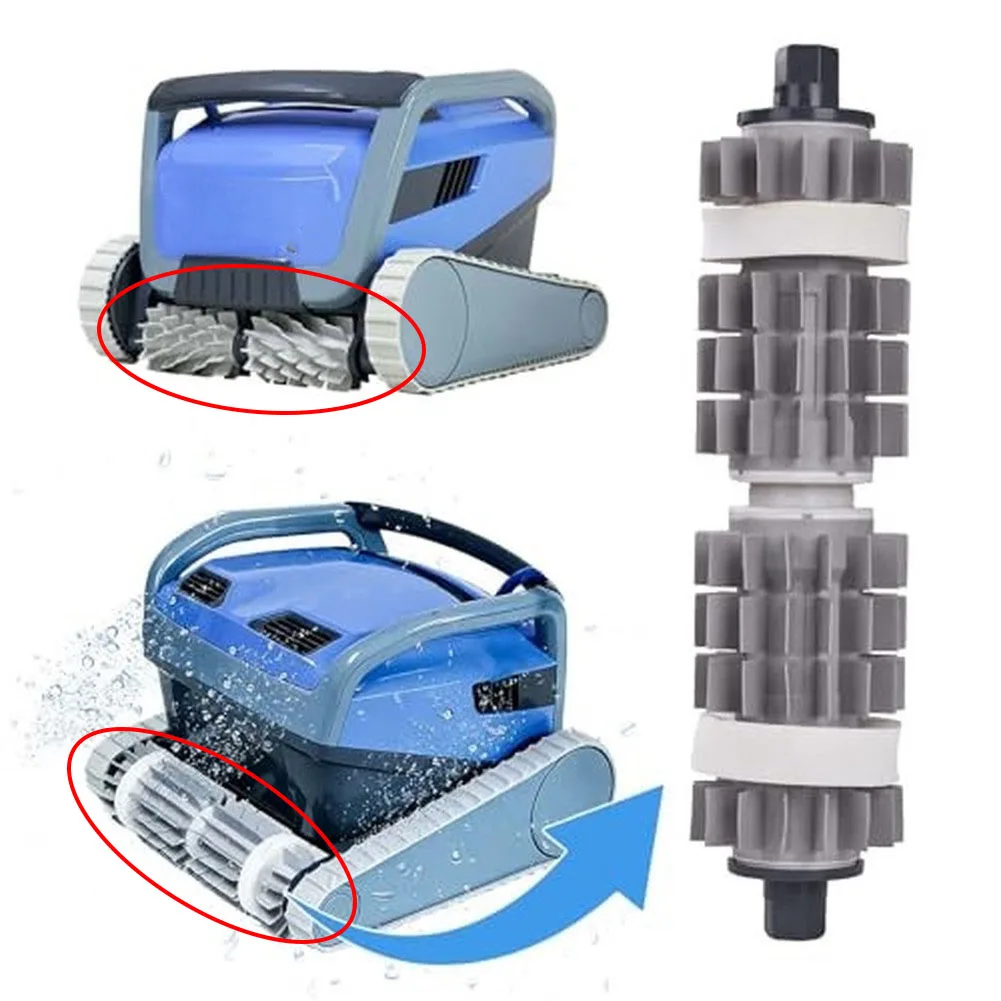1pcs Replacement Rear Dynamic Brush For Dolphin M600= M700 E60i Pool Cleaner Boost Stability Traction Easy Install Garden Tool
