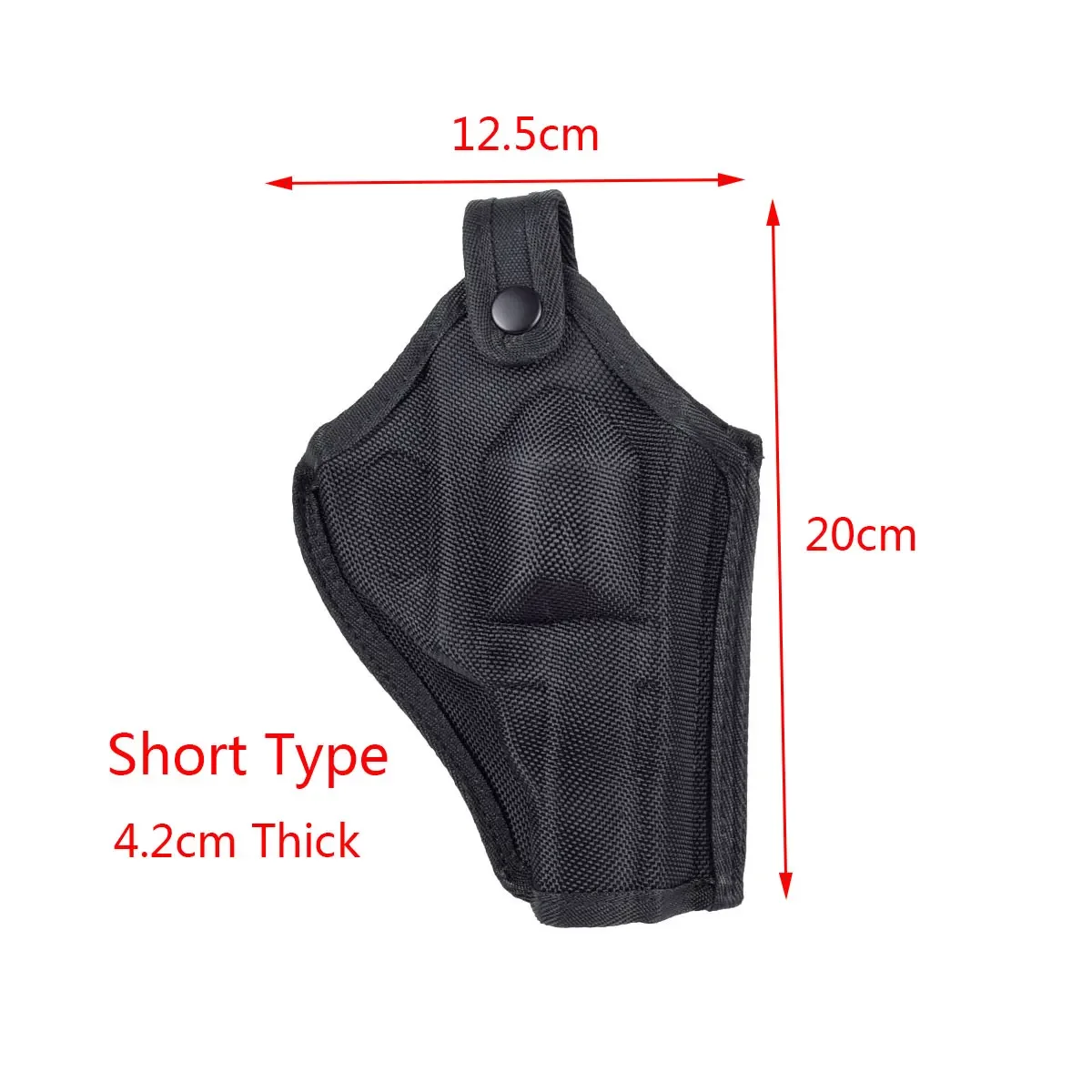 Hunting Nylon Gun Holster Outside Waistband Fit Rider Big or Small Bore Revolvers in 8\