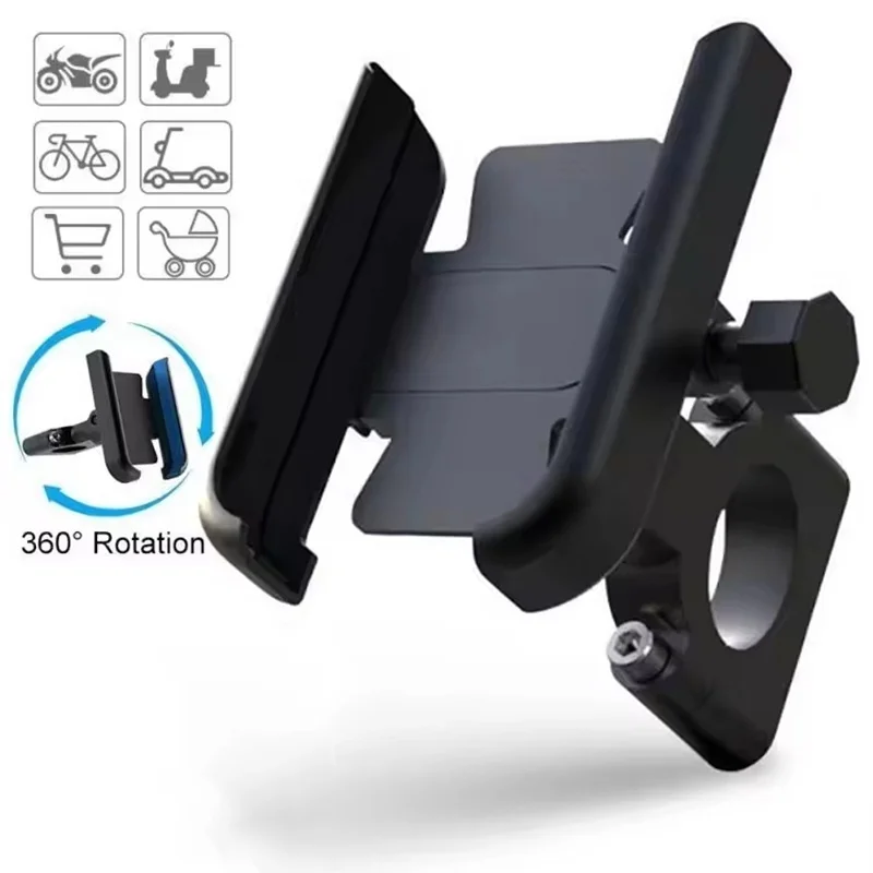 Motorcycle Aluminum Alloy Bicycle Cell Phone Holder Electric Vehicle Navigation Holder Special Motorcycle Riding Holder Bracket