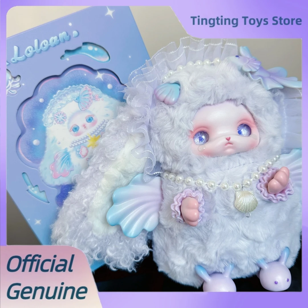 

Genuine Loloan Ocean Series Blind Box Kawai Vinyl Plush Dolls Room Decoration Figurines Mystery Box Toys Girl'S Birthday Gift