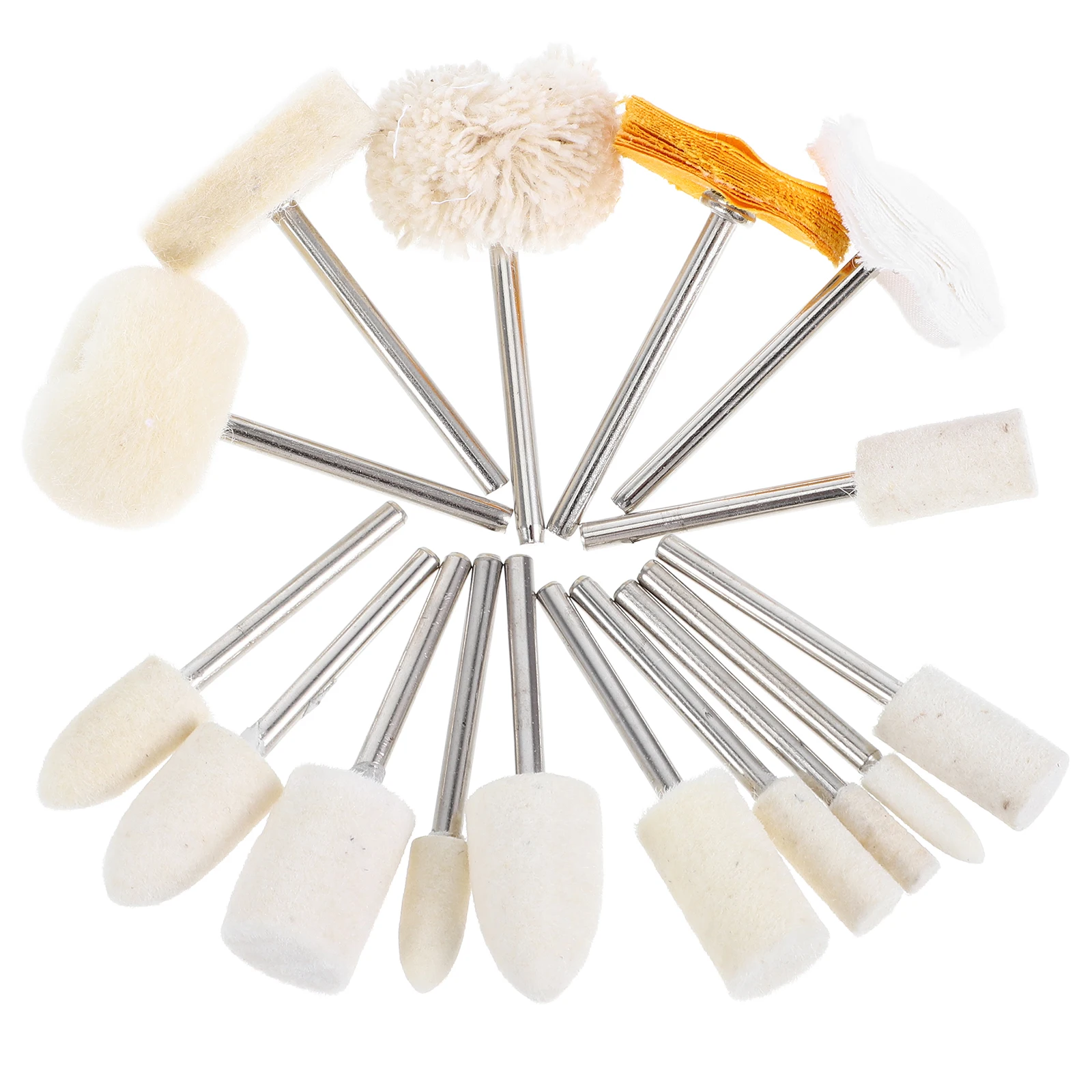 

50 Pcs Mini T Shaped Electric Grinder Polishing Wheel Cleaning Brush for Stainless Steel Copper Jewelry Tools Kit