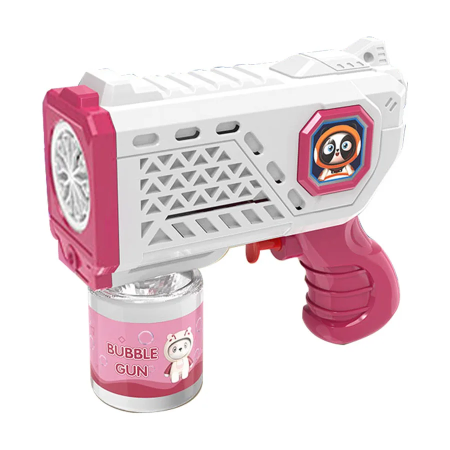 2024 New Electric Automatic Bubble Machine Water Gun Bubbles Gun Summer Beach Bath Outdoor Game Fantasy Kids Toys Festival Gifts