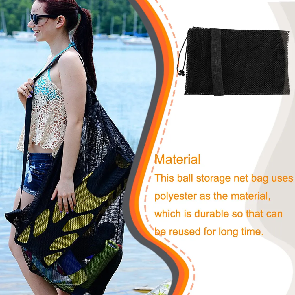 

Storage Net Bag Carry Ball Large Capacity Soccer Sporting Organizer
