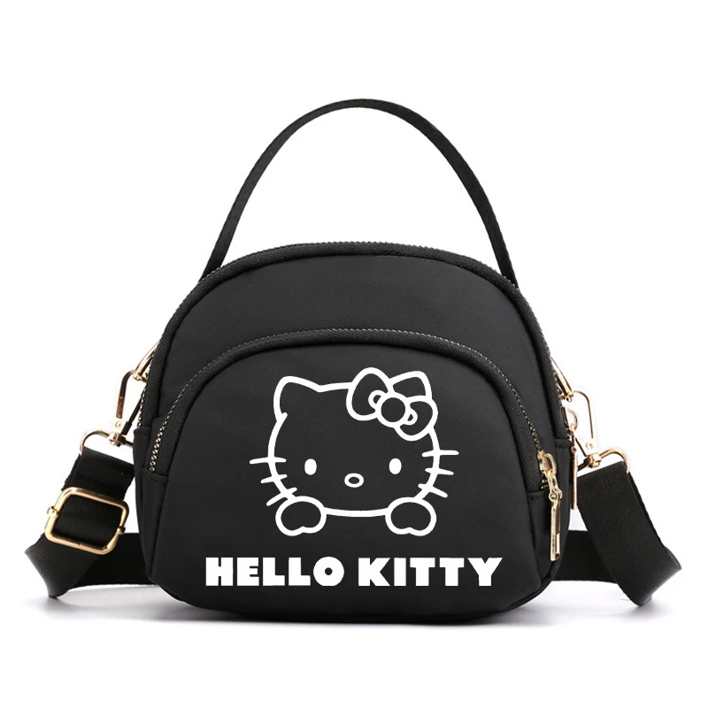 Новые сумки через плечо Hello Kitty для женщин, милая сумка с мультяшным принтом Sanrio Y2K, женская сумка через плечо, сумки для девочек, подарки на день рождения