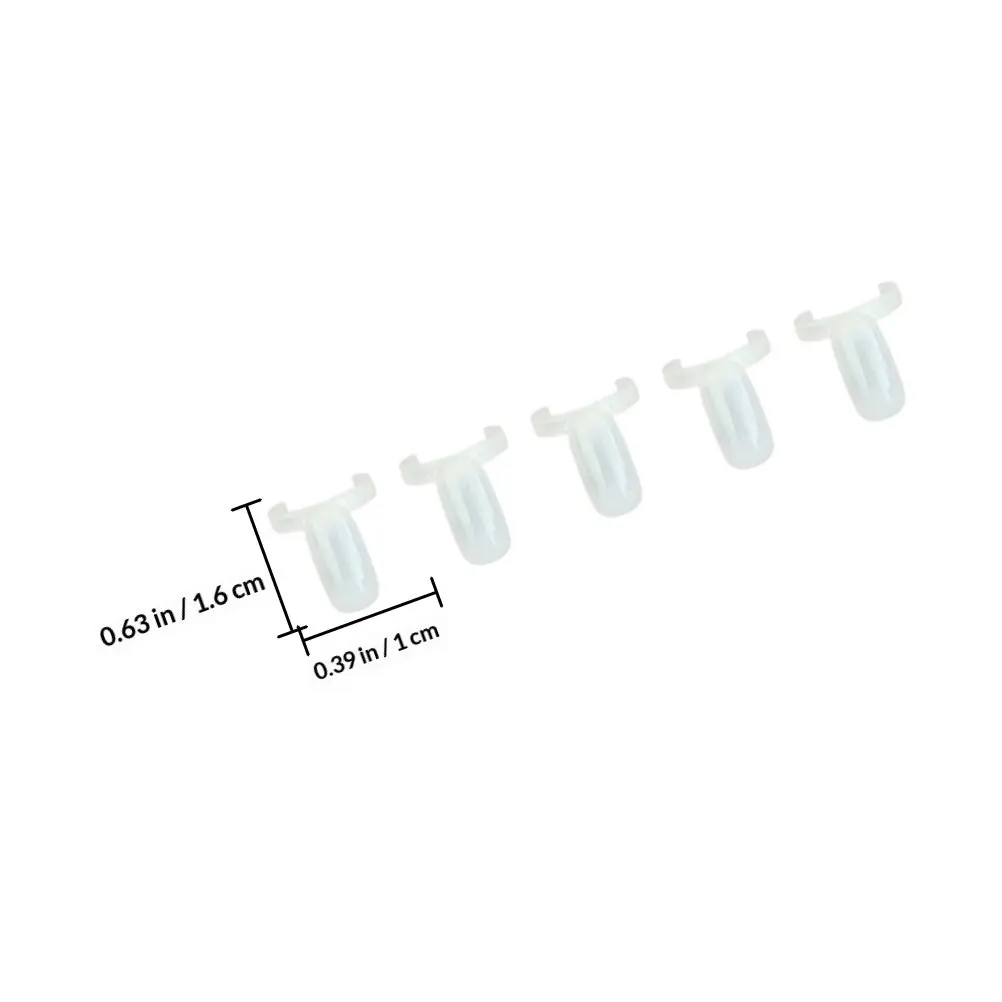 100Pcs Manicure Color Display Rings Professional Nail Salon Supplies Color Contrast Tools for Gel Polish Selection