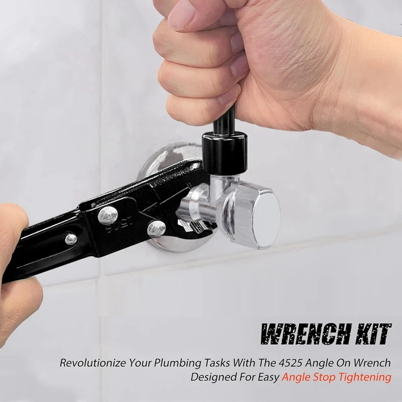 Plumbing Tools,Angle Stop Wrench For Easy Angle Stop&Supply Nut Installation-A Must-Have For Plumbers'plumbing Tools