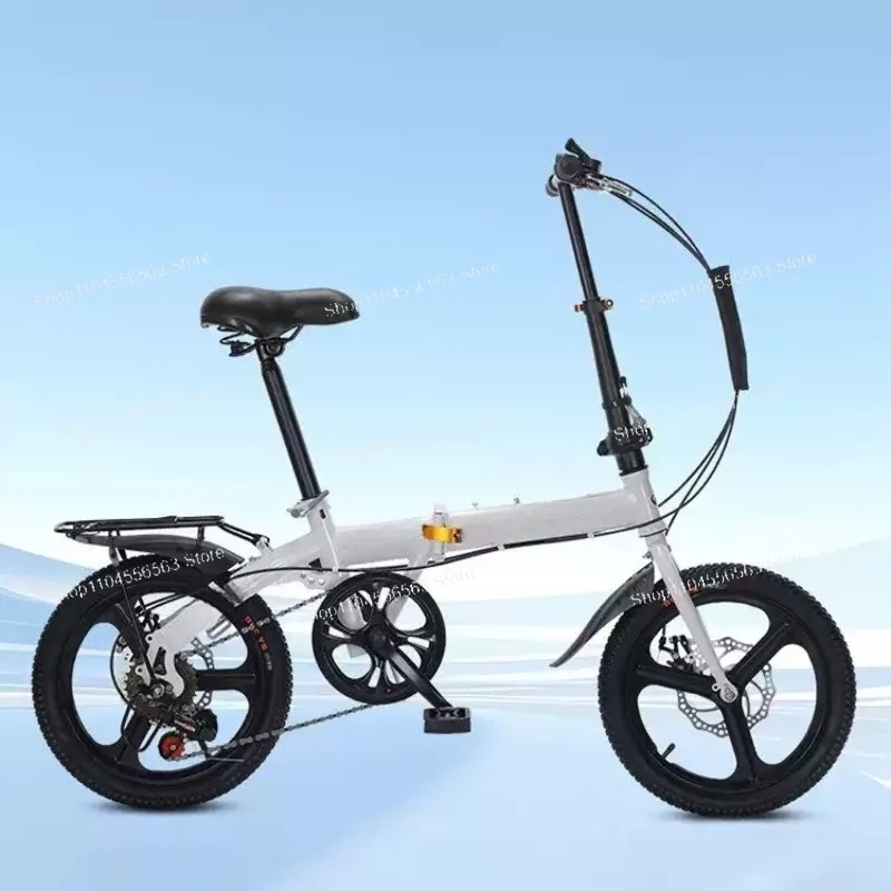Wholesale folding bicycle 12-20-inch adult gift variable speed student bicycle men's and women's ultra-light small pedal