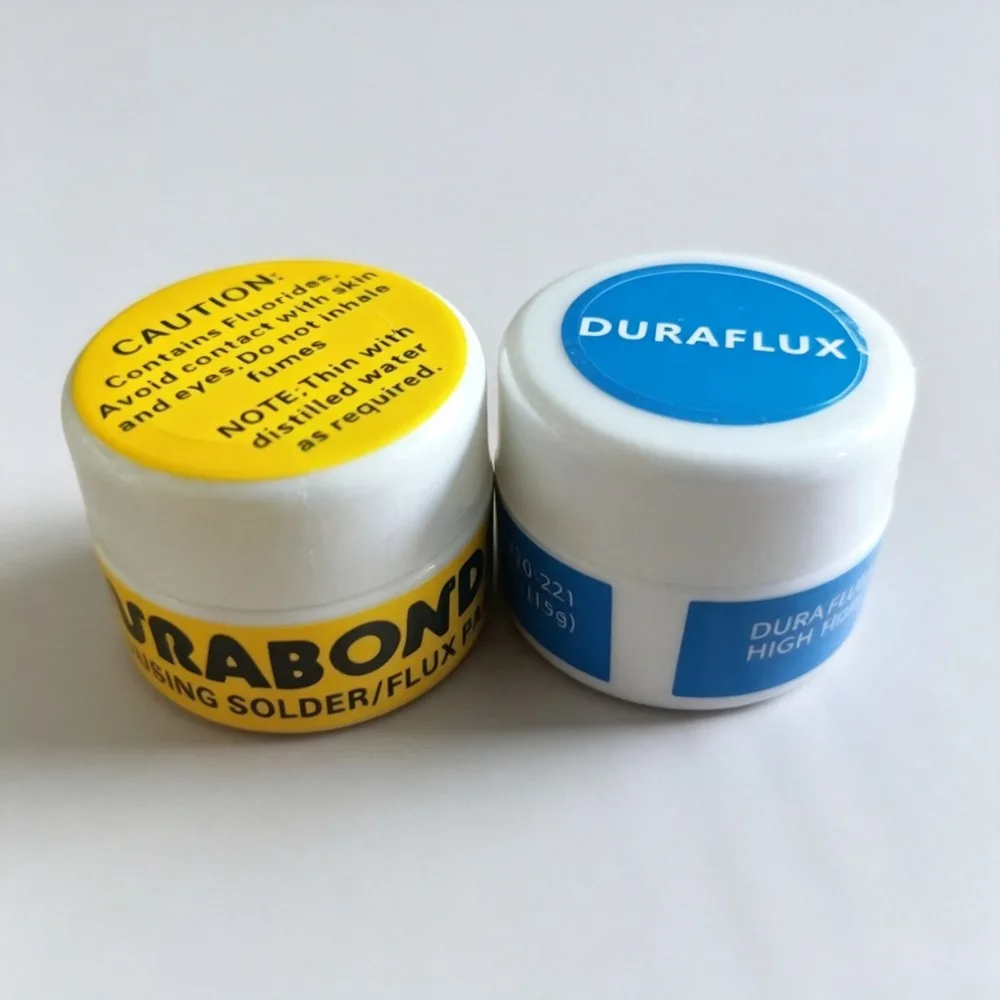 DURABOND DURAFLUX Dental Solder Paste Flux Wire Kit High Fusing for Dental Restoration Professional Lab Use