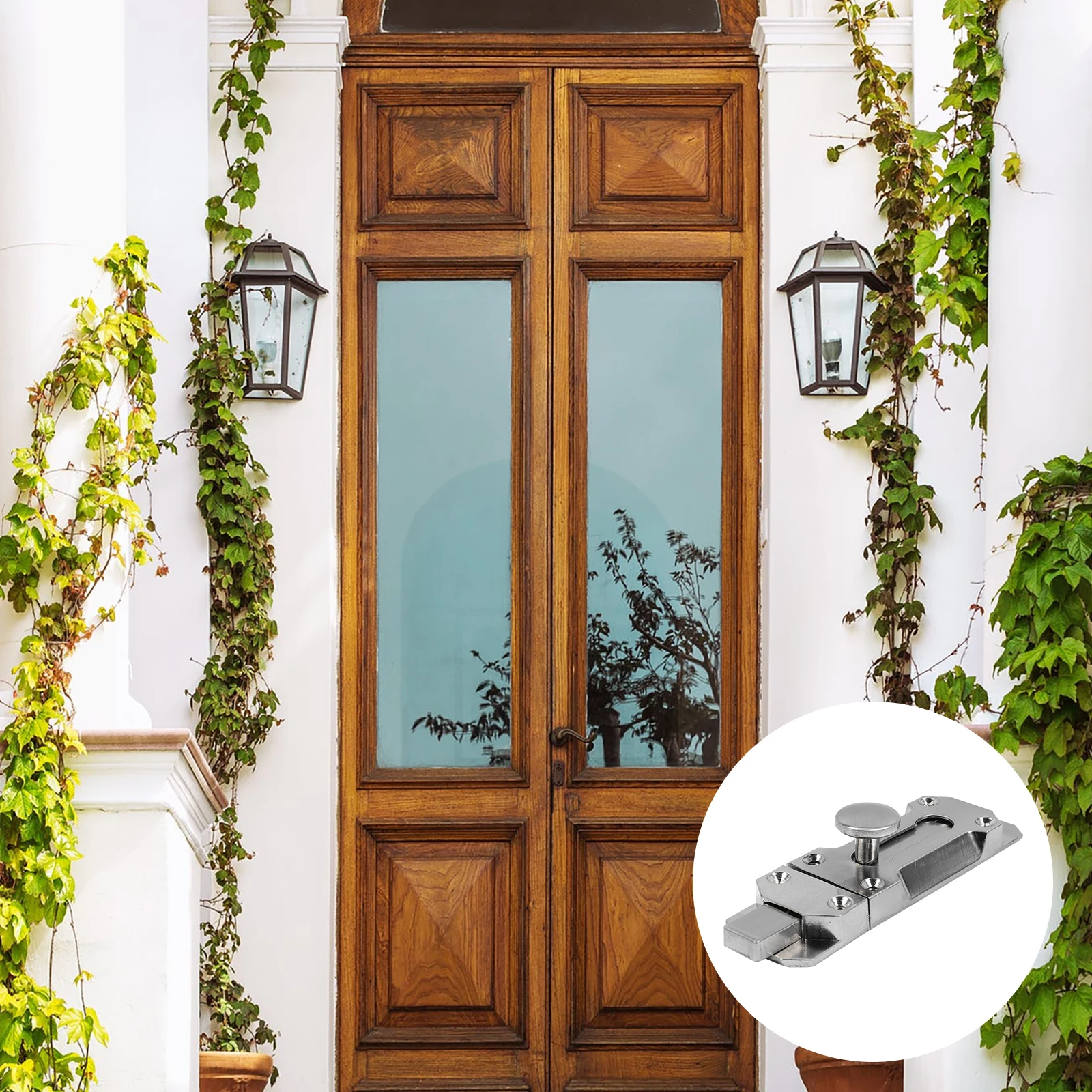 

2pcs Zinc Alloy Door Bolts Latches Thick Durable Security Catch Rustproof Sliding Lock Door Latch Locks Bolt Core Easy