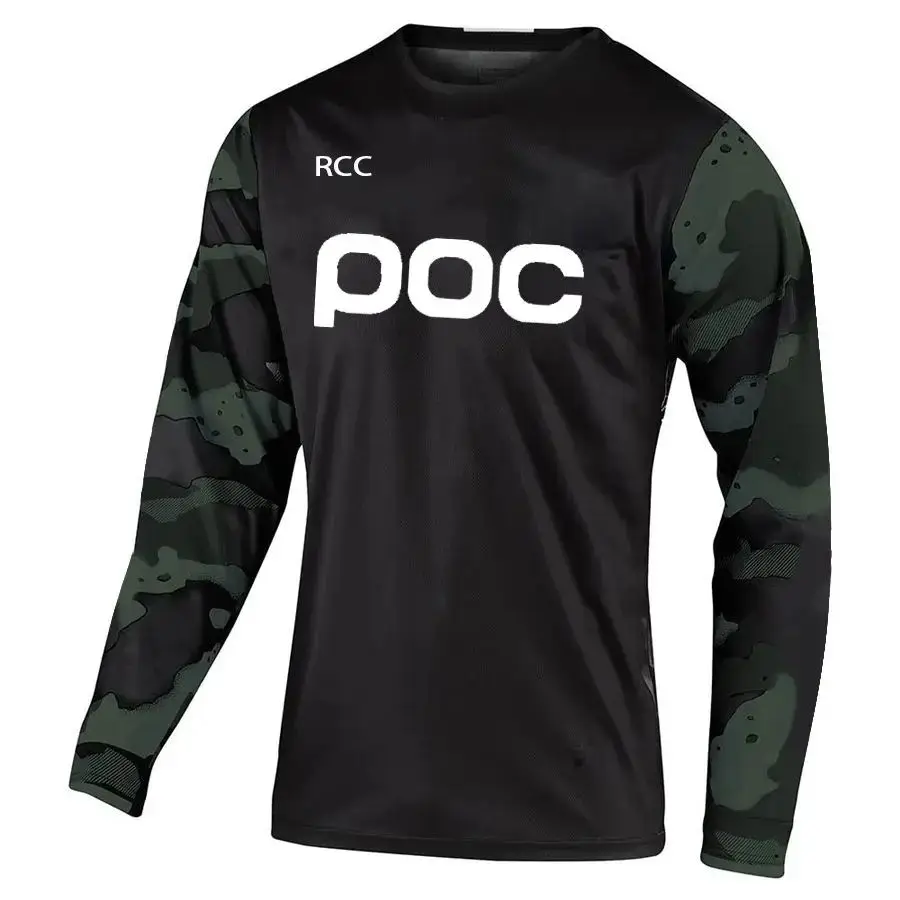 MEN'S LONG-SLEEVED T-SHIRTS MOUNTAIN BIKES OFF-ROAD MOTORCYCLES CAMOUFLAGE OUTDOOR FISHING LOOSE-FITTING TOPS FAMILY-FRIENDLY