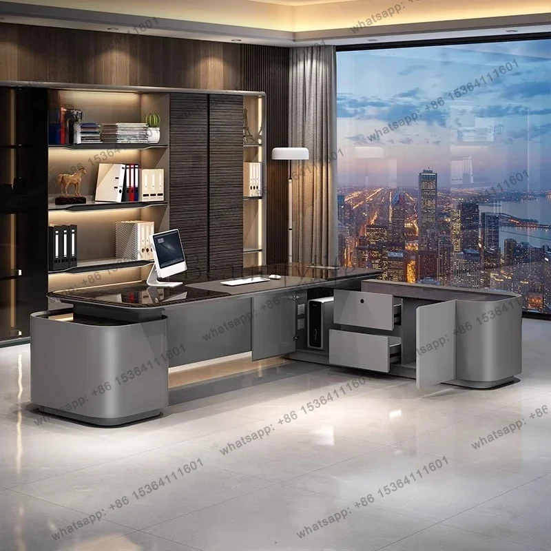 LD Minimalist Unique Office Desk Executive Quality High End Secretary Computer Desks Modern Conference Escritorio