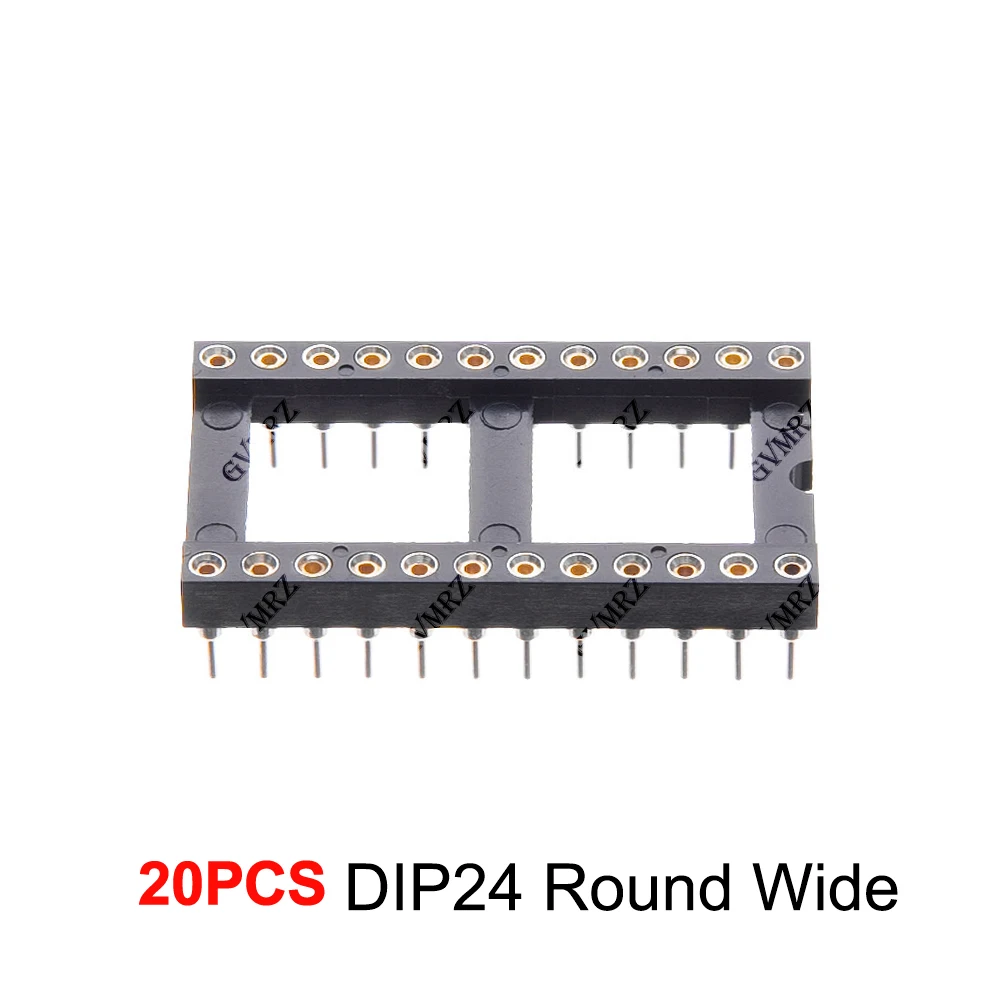 DIP IC Socket Assorted Sizes DIP6–DIP40 Round Pin & Square Pin Narrow / Wide Type for PCB DIY Electronics DIP16  DIP8  DIP14