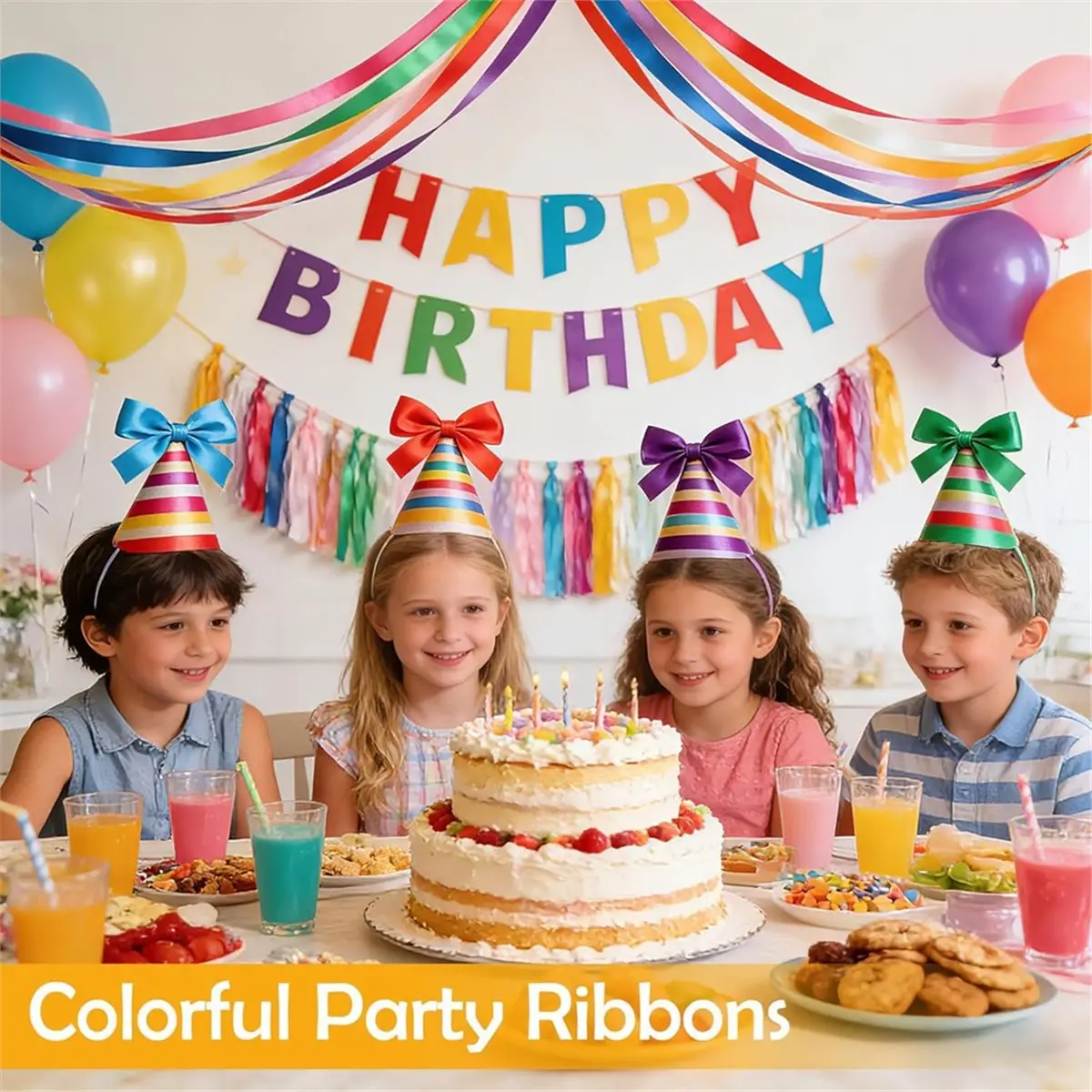 giftnew 16 Colors Silk Satin Fabric Ribbon - 2/5