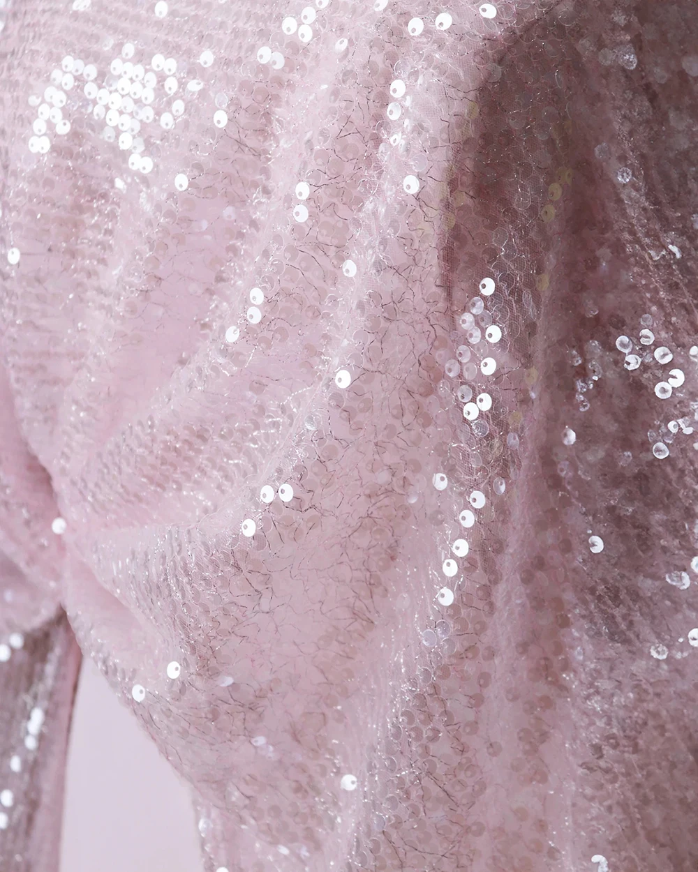 Abiti da sera rosa affascinanti personalizzati Abiti da ballo scintillanti 2025 Abito da cerimonia nuziale con maniche monospalla e strascico con paillettes