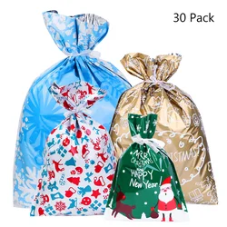 Oversized Gifts for Stocking Stuffers Large Bags Presents Fabric Christmas Style Foil Candy