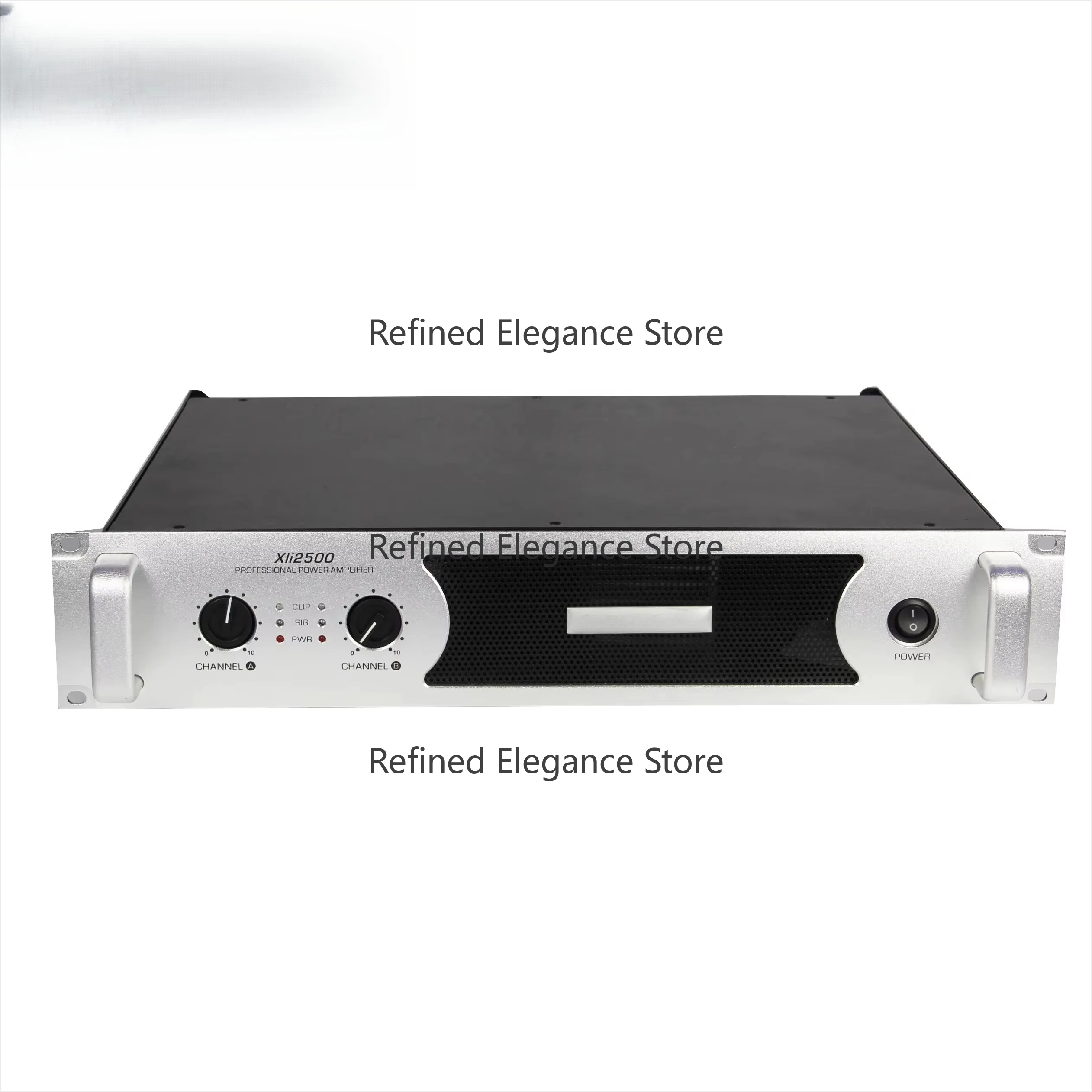 Customizable 2U HiFi Stereo Audio Amplifier for Professional Public Address Systems Wholesale 3.3 2x330W Applications