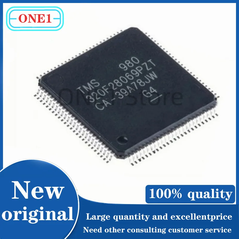 

1PCS/lot New original TMS320F28069PZT 256KB 1.71V~1.995V Other series 90MHz 54 LQFP100 Microcontroller Units (MCUs/MPUs/SOCs)