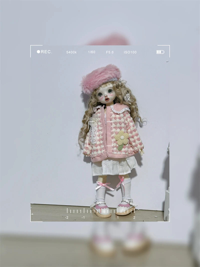 BJD doll clothes suitable for 1/6  size Dress suit rabbit uniform college style clothes set doll accessories (4 points)