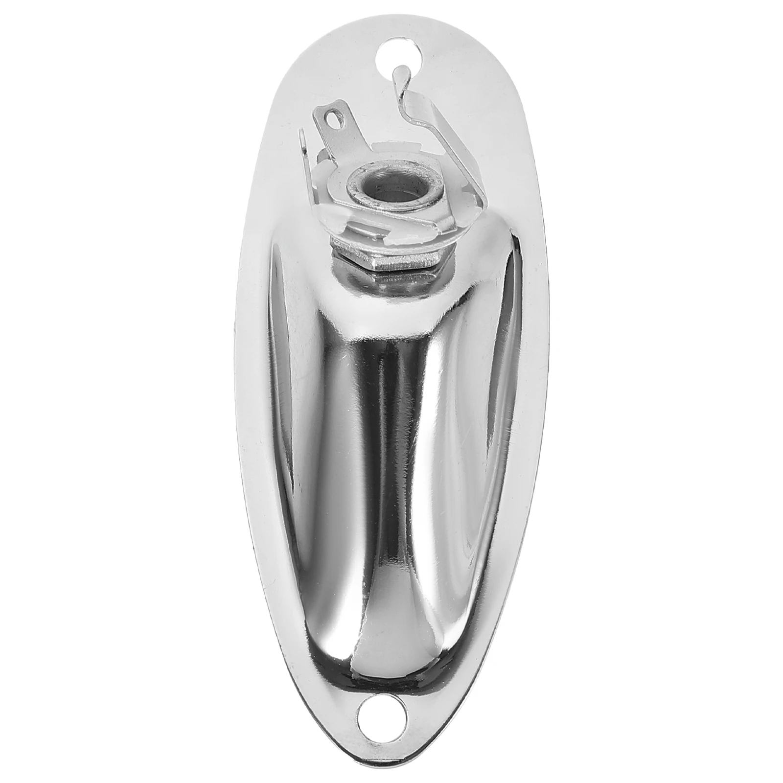 

Electric Guitar Input Socket Electric Guitar Socket Plate Plate Parts Metal Replacement Durable Professional Easy Install