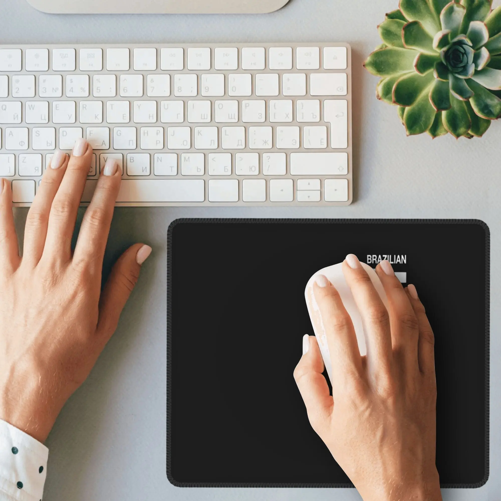Alfombrilla de ratón brasileña Jiu Jitsu (BJJ), teclado de ordenador, alfombrilla para ratón, Gamer, PC, portátil, escritorio, accesorios de oficina, alfombrillas de mesa