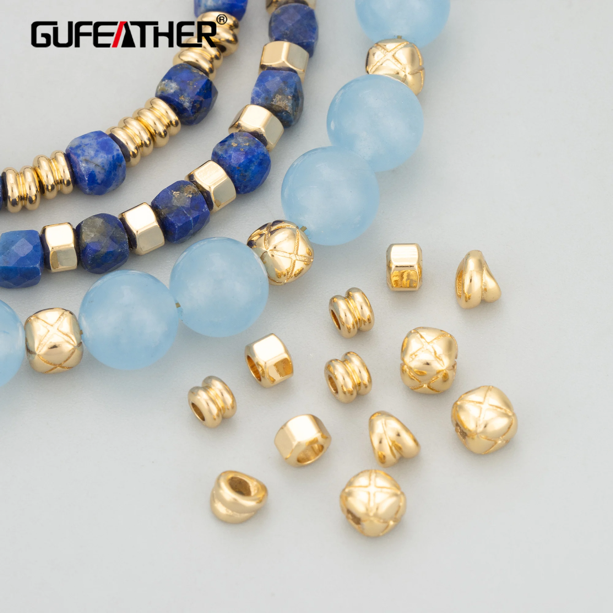 

GUFEATHER, 20 шт./лот, MH08, ювелирные аксессуары, 18-каратное золото с родиевым покрытием, медь, подвески, ручная работа, изготовление ювелирных изделий, разделенные бусины