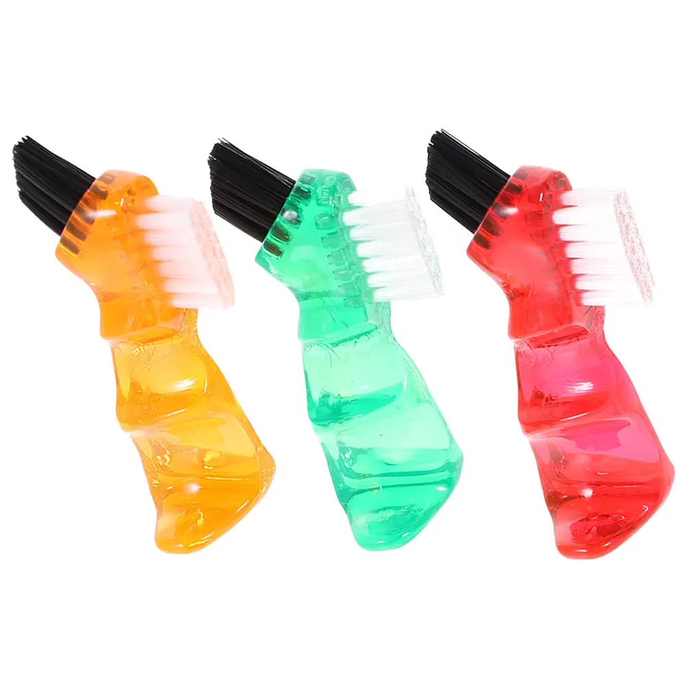 3 قطعة فرشاة أسنان على الوجهين صغيرة للعناية بالفم المحمولة التنظيف العملي أداة منزلية متعددة الوظائف