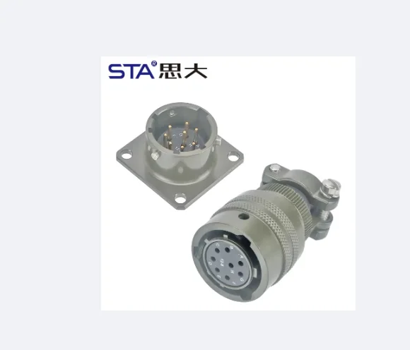 Circular Aviation Cable 12 Housing 8-Pin Male and Female Assembled Plug Original MS3116 Square Flange Receptacle Connector
