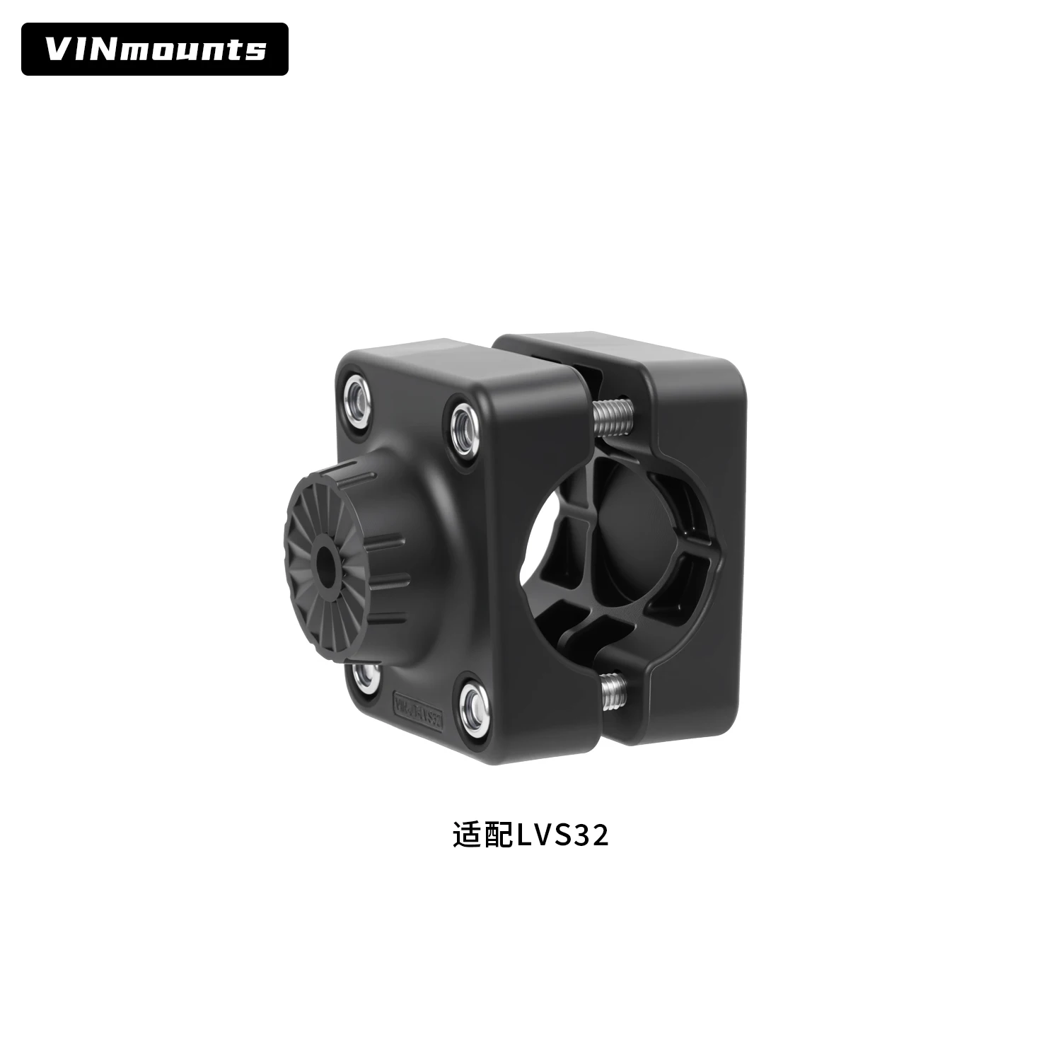 

VINmounts Zero Degree Fish Finder Transducer Mount,Compatible with Garmin Livescope LVS32 for Pole & Trolling Motor VIN-JT-LVS32