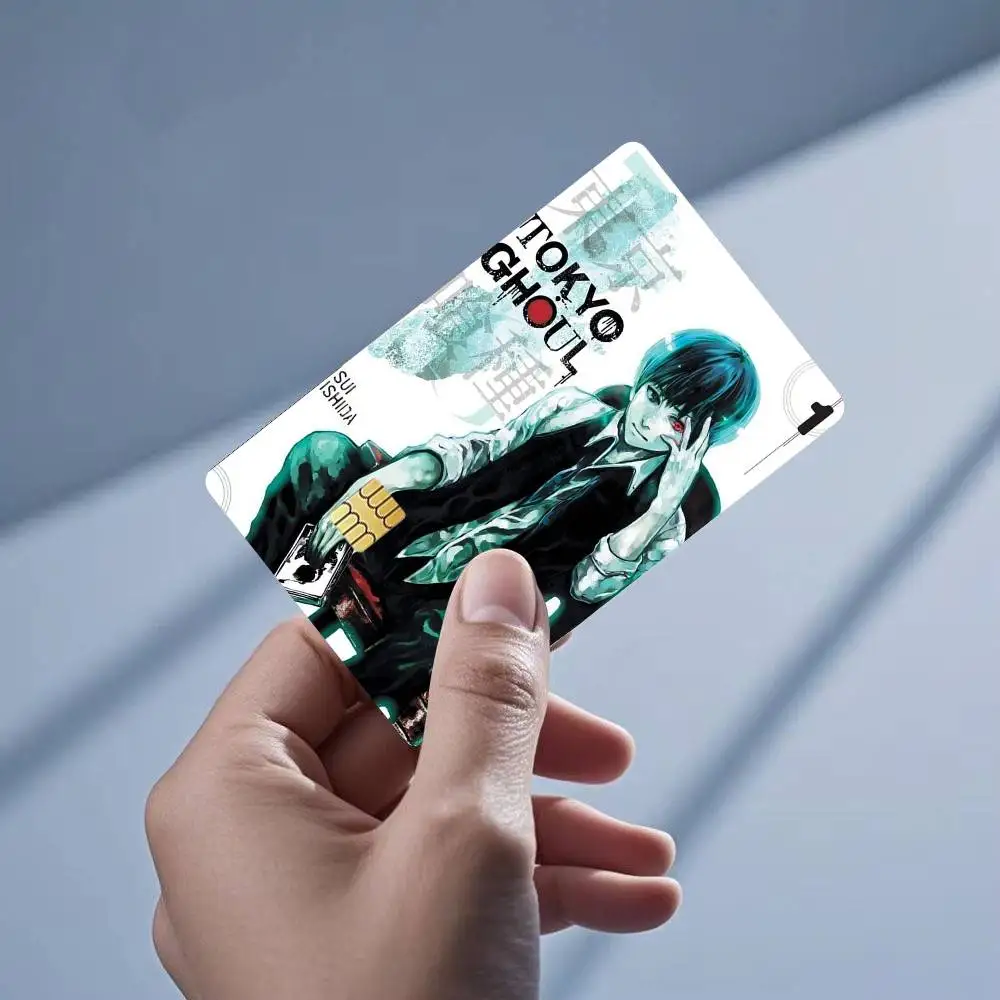Tokyo Ghoul Anime Sticker Film Tape Skin for Credit Card Debit Card Waterproof Stickers